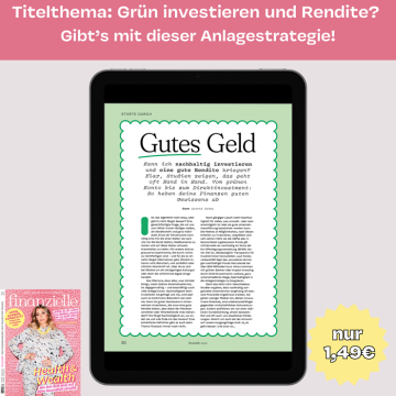 Titelthema Grün investieren und Rendite