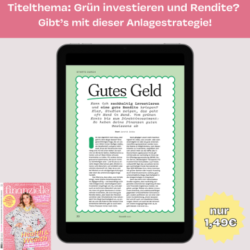 Titelthema Grün investieren und Rendite