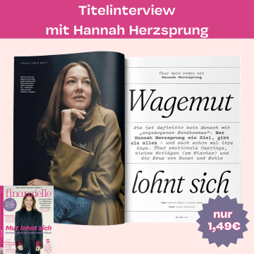 Titelinterview mit Hannah Herzsprung