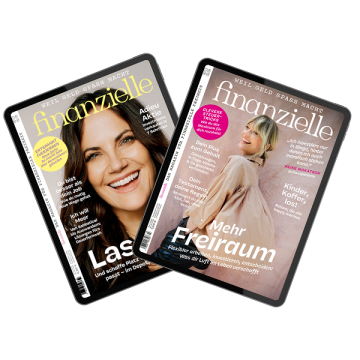 Ansicht auf die Titelbilder der aktuellen und der vergangenen Ausgabe auf einem Tablet