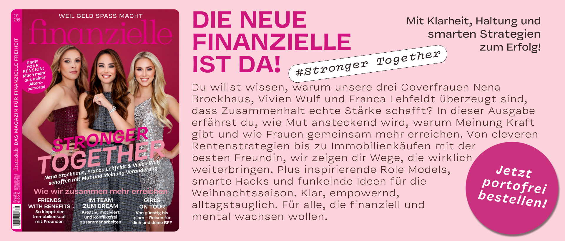 Das Titelbild der Ausgabe zeigt die in die Kamera schauende Darja Varfolomeev