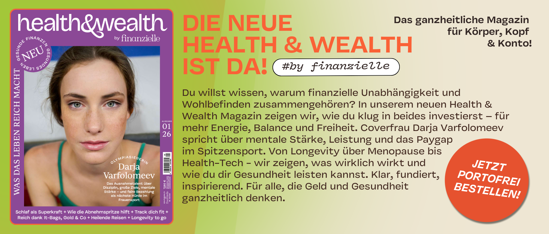 Das Titelbild der Ausgabe zeigt Verona Pooth sitzend auf dem Boden