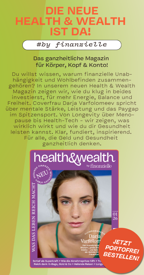 Das Titelbild der Ausgabe zeigt Verona Pooth sitzend auf dem Boden