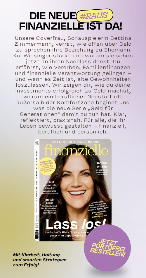 Das Titelbild der Ausgabe zeigt Verona Pooth sitzend auf dem Boden